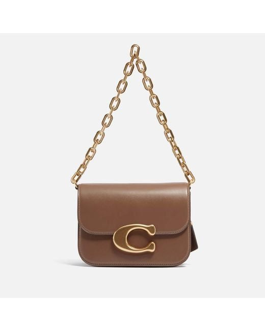 Coach Idol Shoulder Bag with Brand packaging- Same Original leather