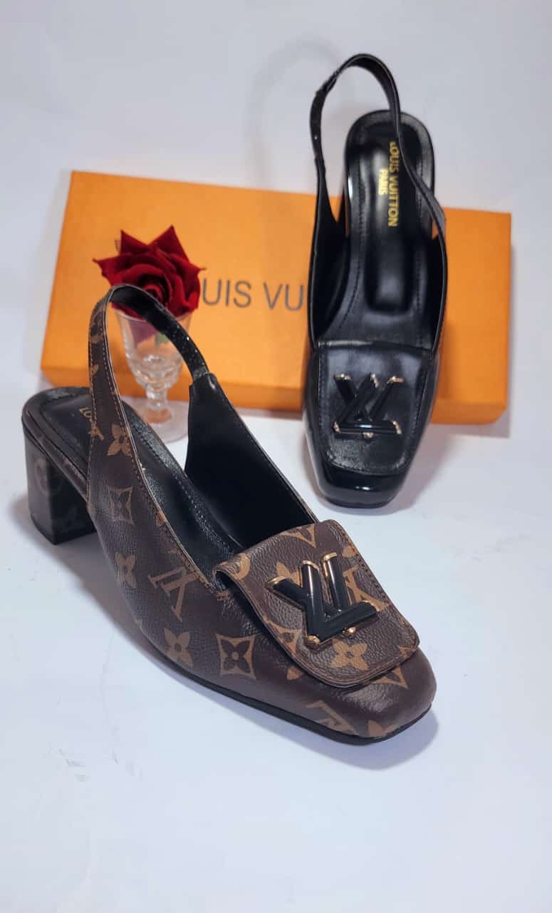 Imported LOUIS VIUTTON Block Heel