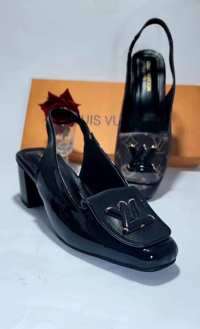 Imported LOUIS VIUTTON Block Heel