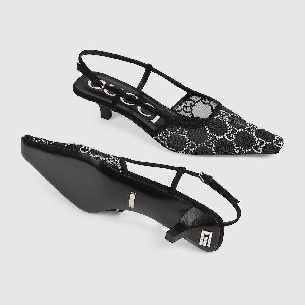 Gucci Sling Pumps with Complete Packaging