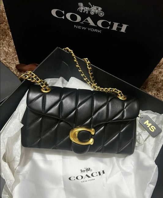 Imported Quilted Coach Handbag with brand box