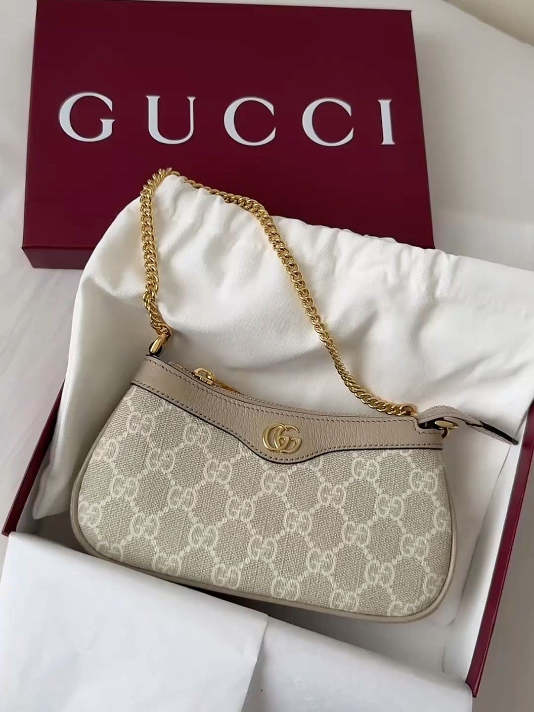 Gucci Ophidia shoulder Bag with Brand Box