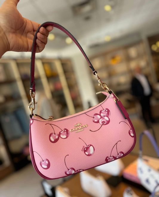 Coach Teri in Cherry with Brand Box-Same as Original