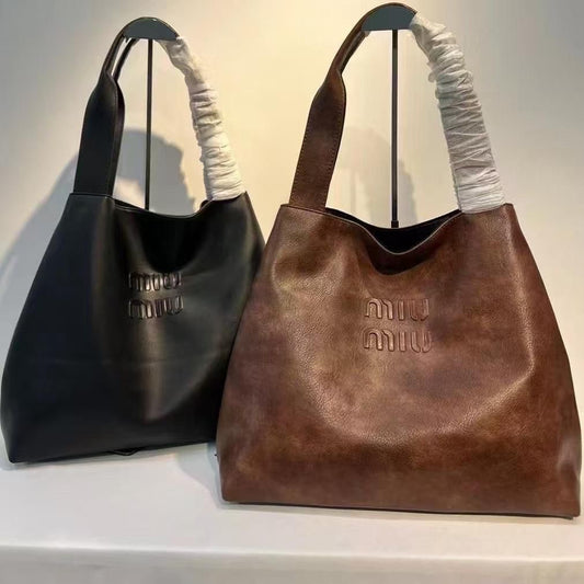 Miu Miu Leather Tote Bag