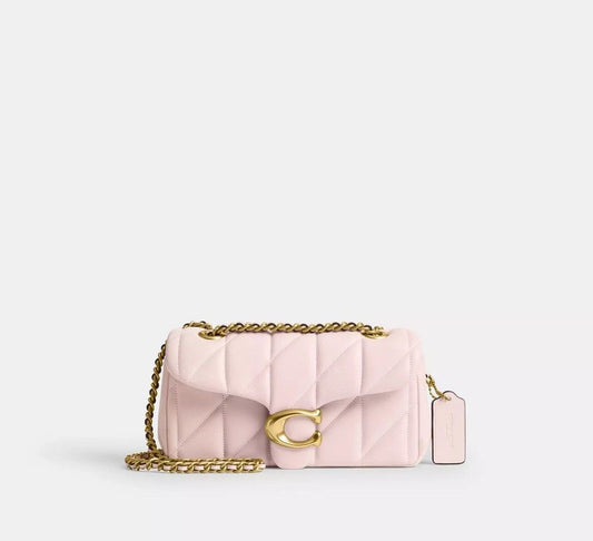 Coach Quilted Tabby 20 Pink with Brand Box - Genuine Leather