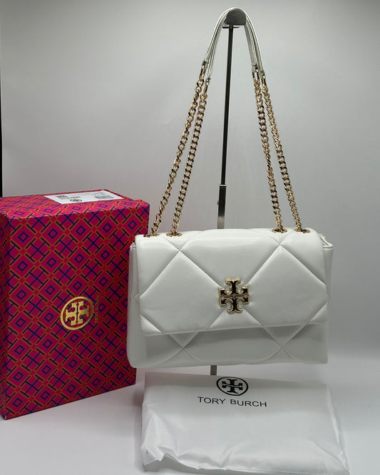 Tory Burch Quilted Shoulder Bag with Box