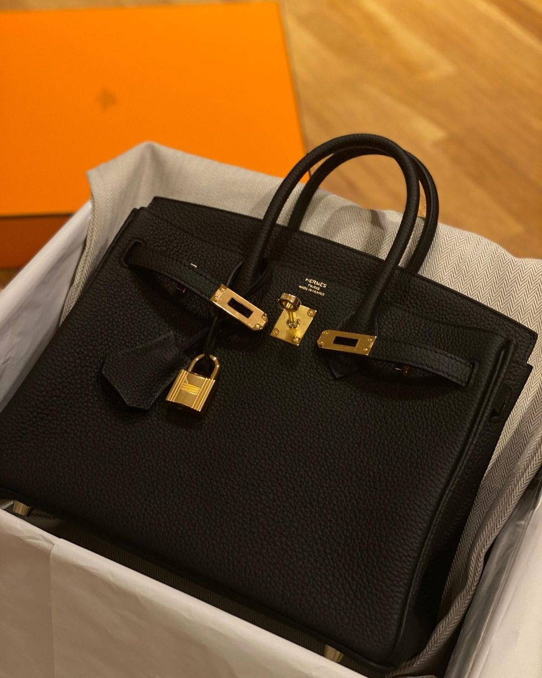 Hermes Birkin with Box and Dust Bag