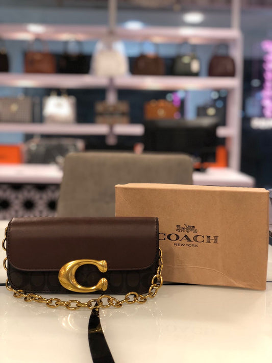 Coach Brown Bag with Brand Box