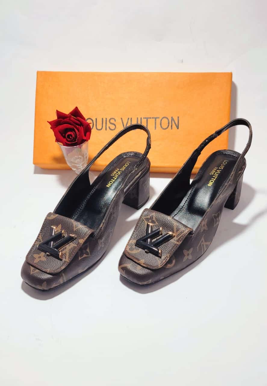 Imported LOUIS VIUTTON Block Heel