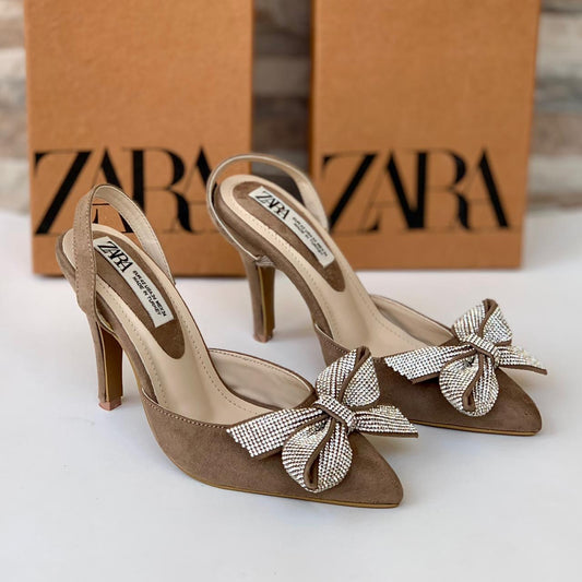 Imported ZARA Bow Heels