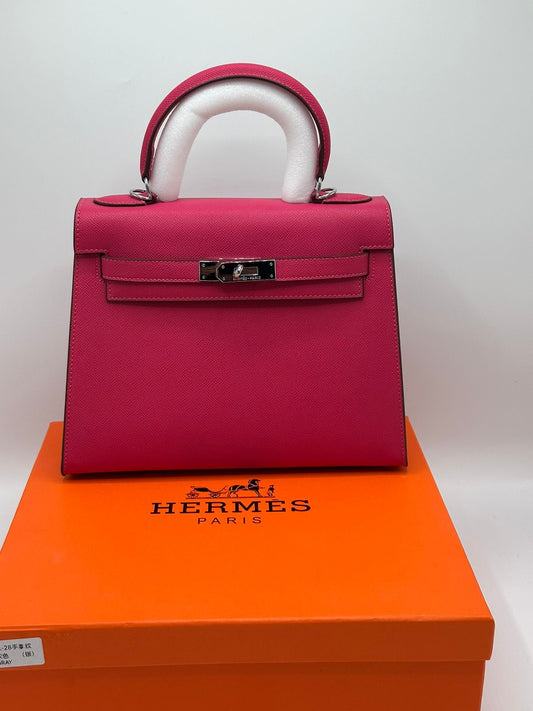 Hermes Kelly Silver Hardware with Brand Box