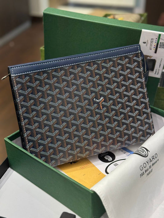 Goyard Senat MM Pouch with Brand Box