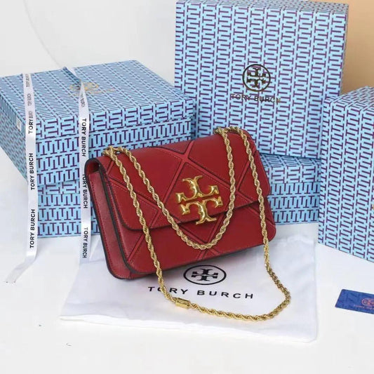 Tory Burch Eleanor Quilted Convertible Bag with Brand Box