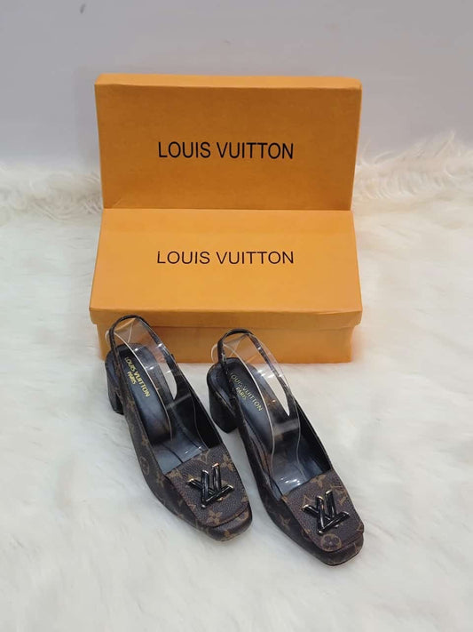 Imported LOUIS VIUTTON Block Heel