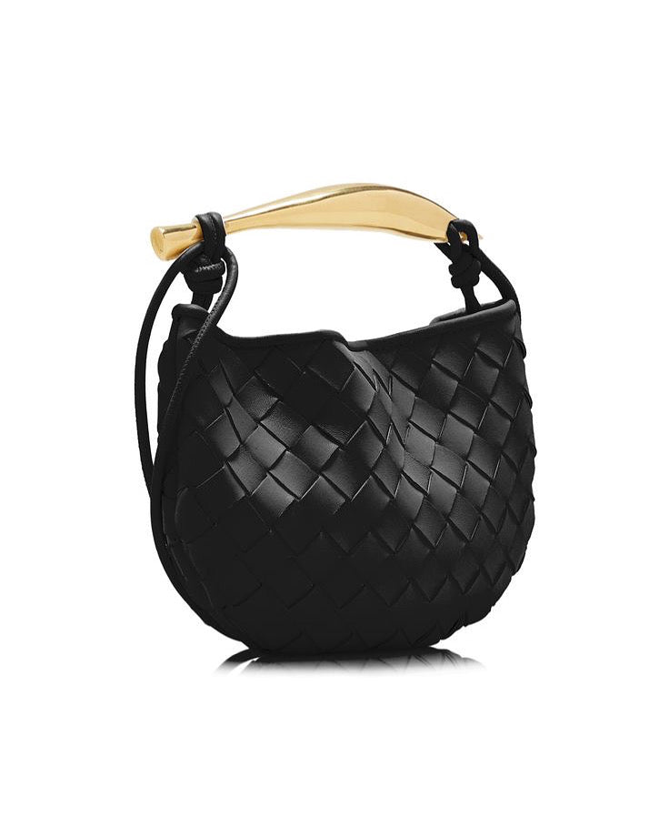 BOTTEGA VENETA Sardine Mini Bag with Brand Box- Black