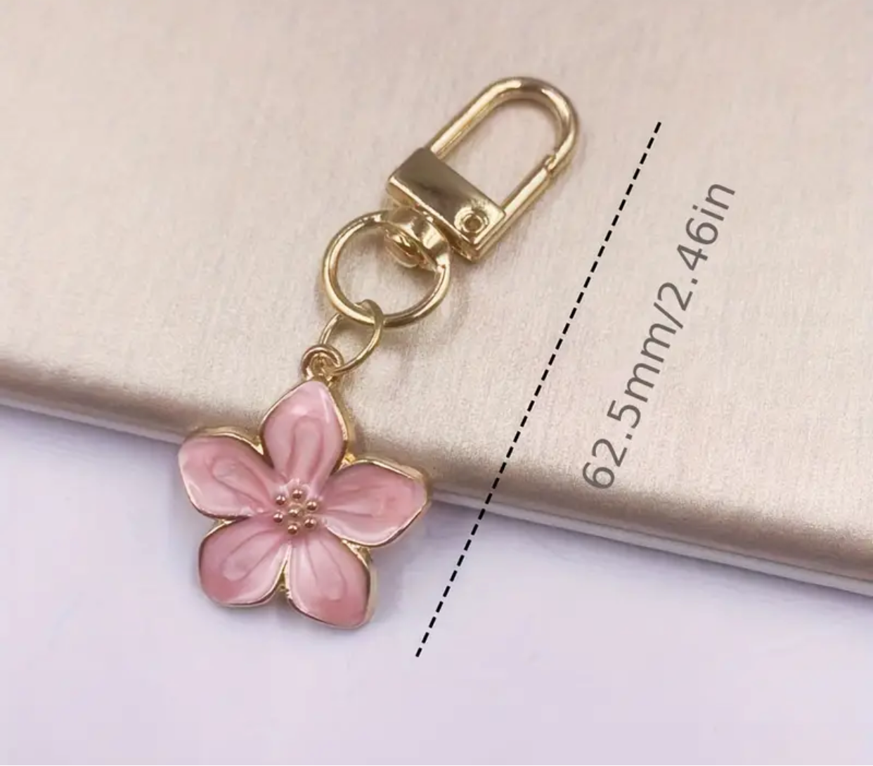 Flower Daisy Keychain