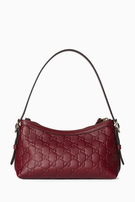 Gucci Emblem Shoulder Bag with Brand Box