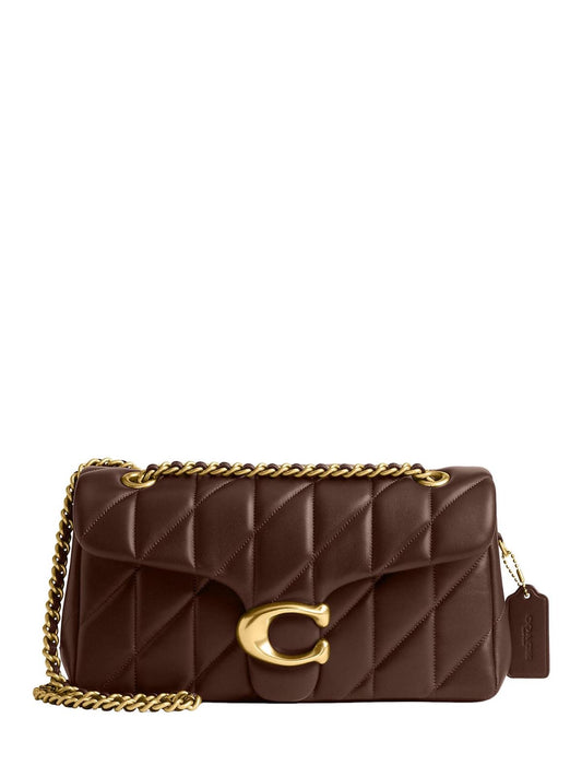 Coach Quilted Tabby 26-Genuine Leather with Box - Coffee Brown