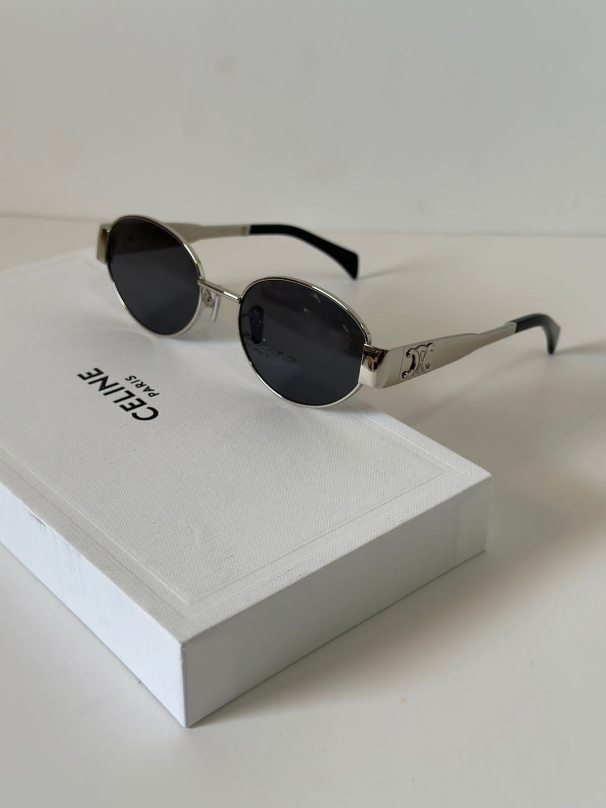 Imported CELINE sunglasses silver frame