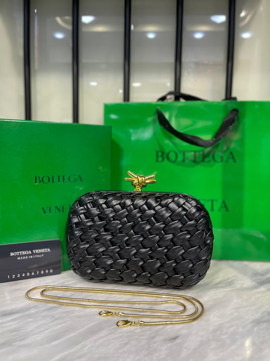 Bottega Veneta Knot Clutch with Brand Box and Dust Bag