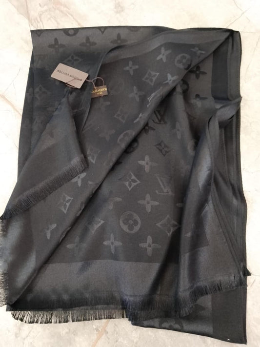 LV Scarf Black