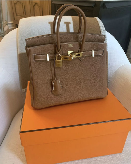 Hermes Birkin 20 with Brand Box- Genuine Leather