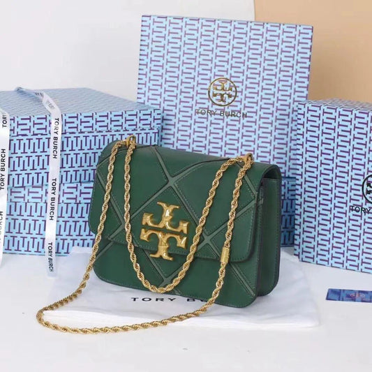 Tory Burch Eleanor Quilted Convertible Bag with Brand Box