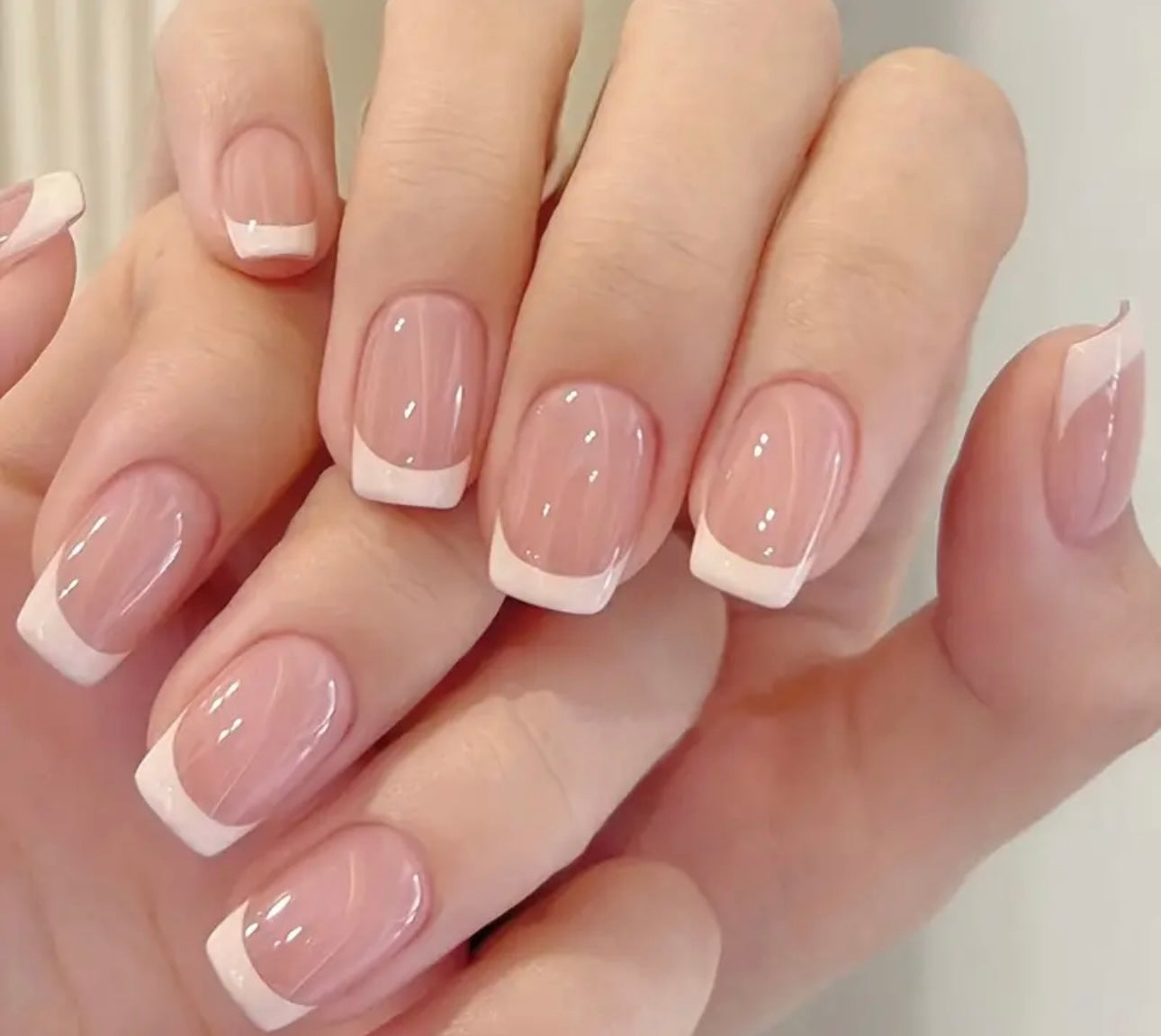 French Nails in Nude pink shade