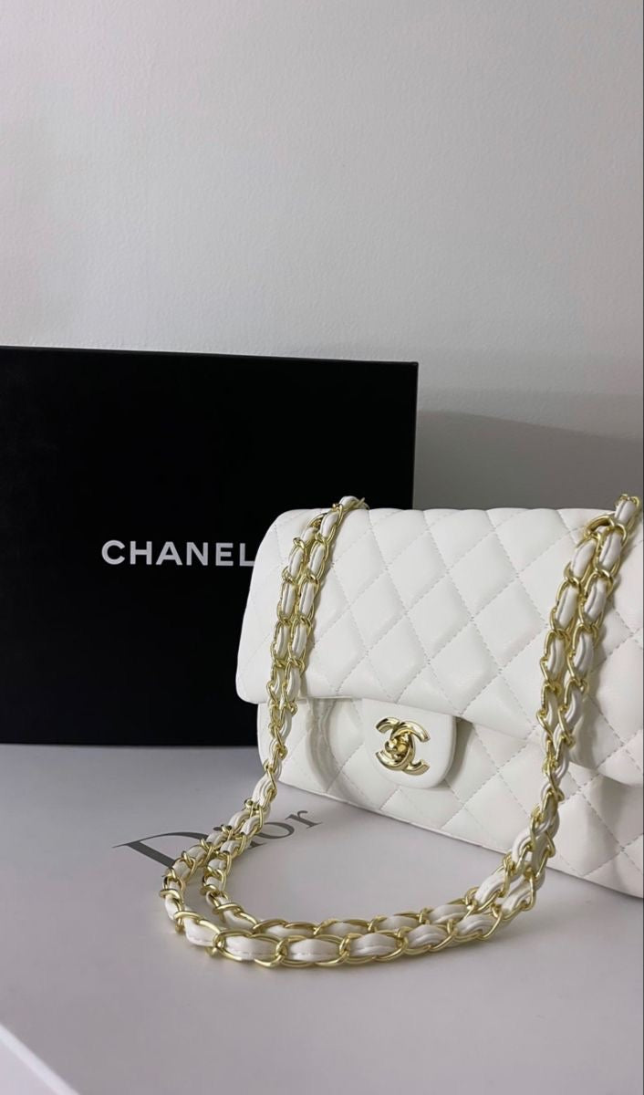 CHANEL Quilted Bag with Brand Box