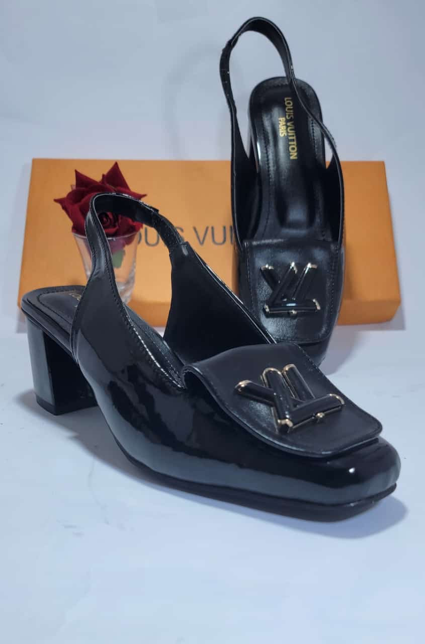 Imported LOUIS VIUTTON Block Heel