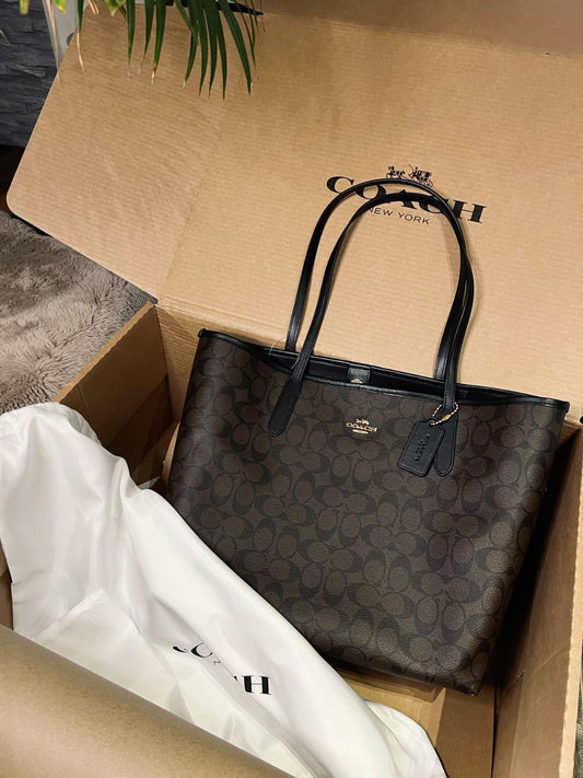 Coach City Tote Bag with Brand Brand Box