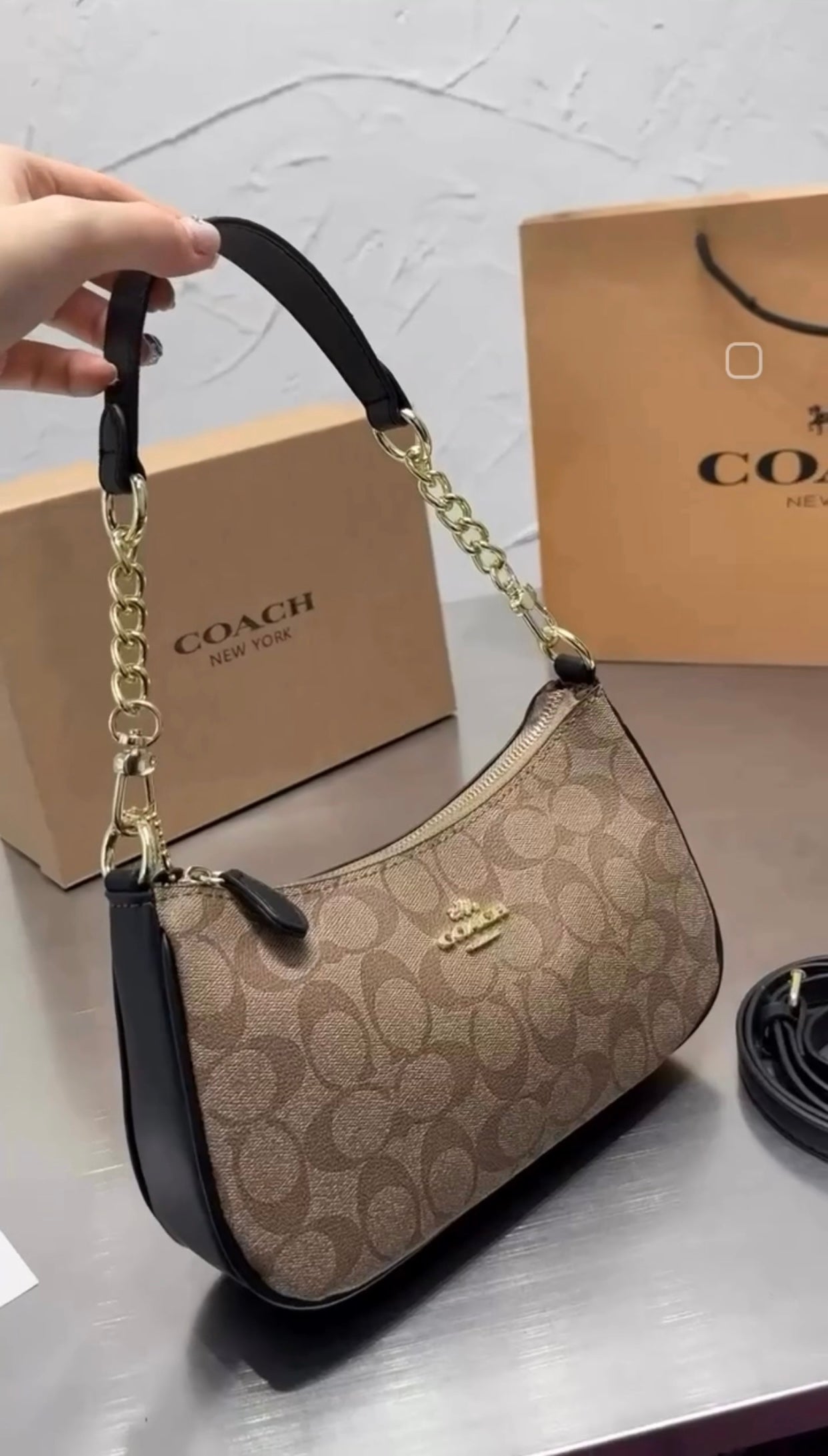 Imported Coach Bag with Brand Box