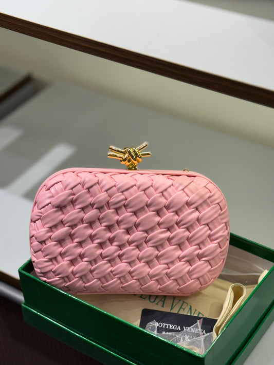 Bottega Veneta Knot Clutch with Brand Box and Dust Bag