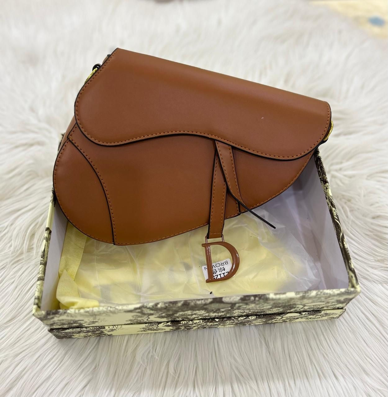 Dior Saddle Bag with Brand Box