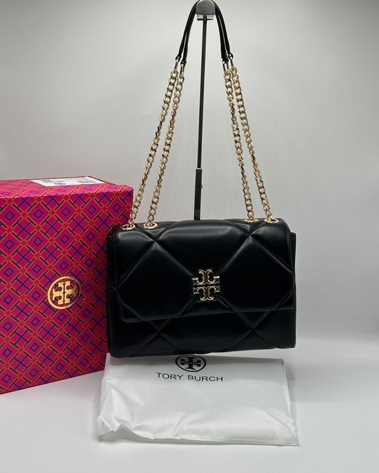 Tory Burch Quilted Shoulder Bag with Box