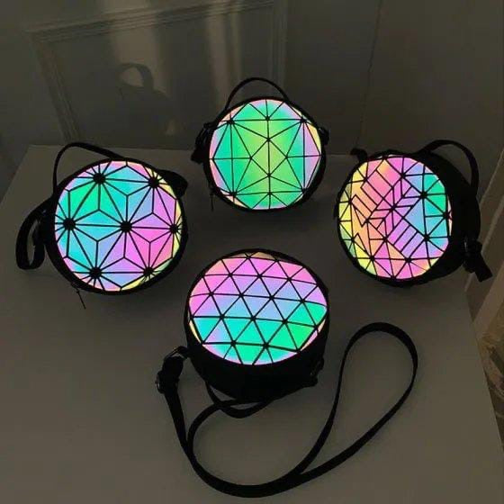 Luminous Colour Reflection crossbody Bag