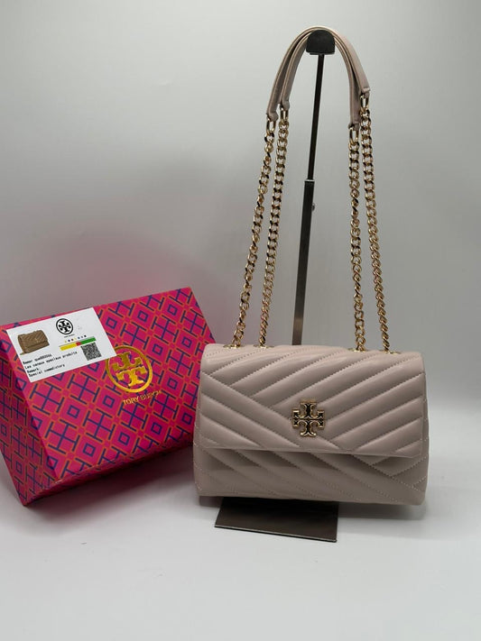 Tory Burch Chevron Chain Bag with Brand Box