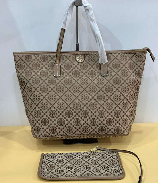 Tory Burch Tote Bag with Box and Pouch