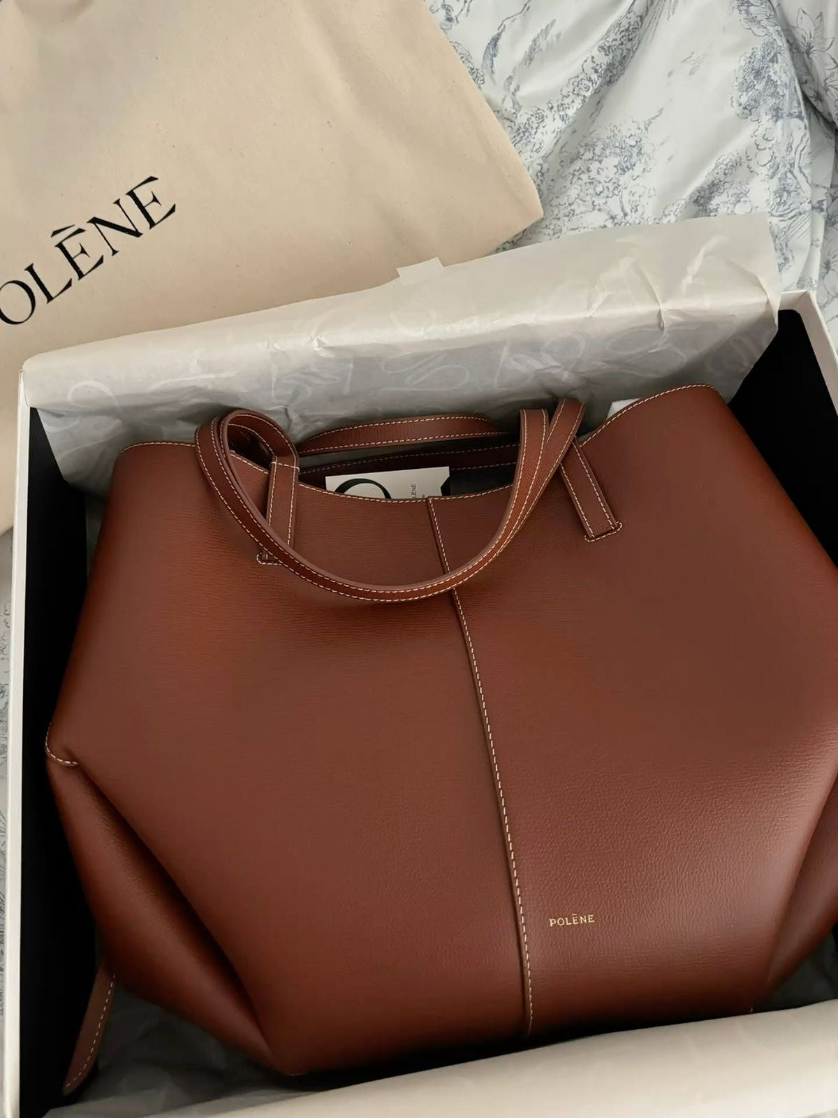 Polene Cyme Tote with Dust Bagl