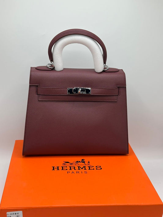 Hermes Kelly Silver Hardware with Brand Box