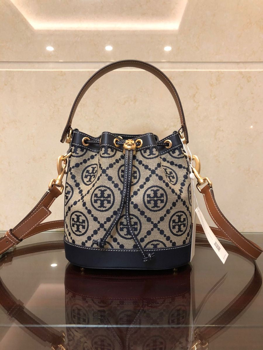 Tory Burch Jacquard Bucket Bag