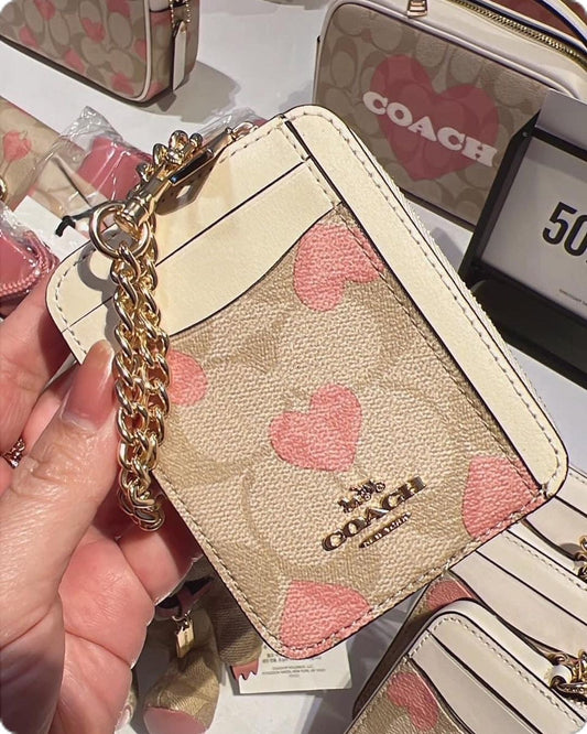 Coach Cardholder with Brand Box and Dust Bag