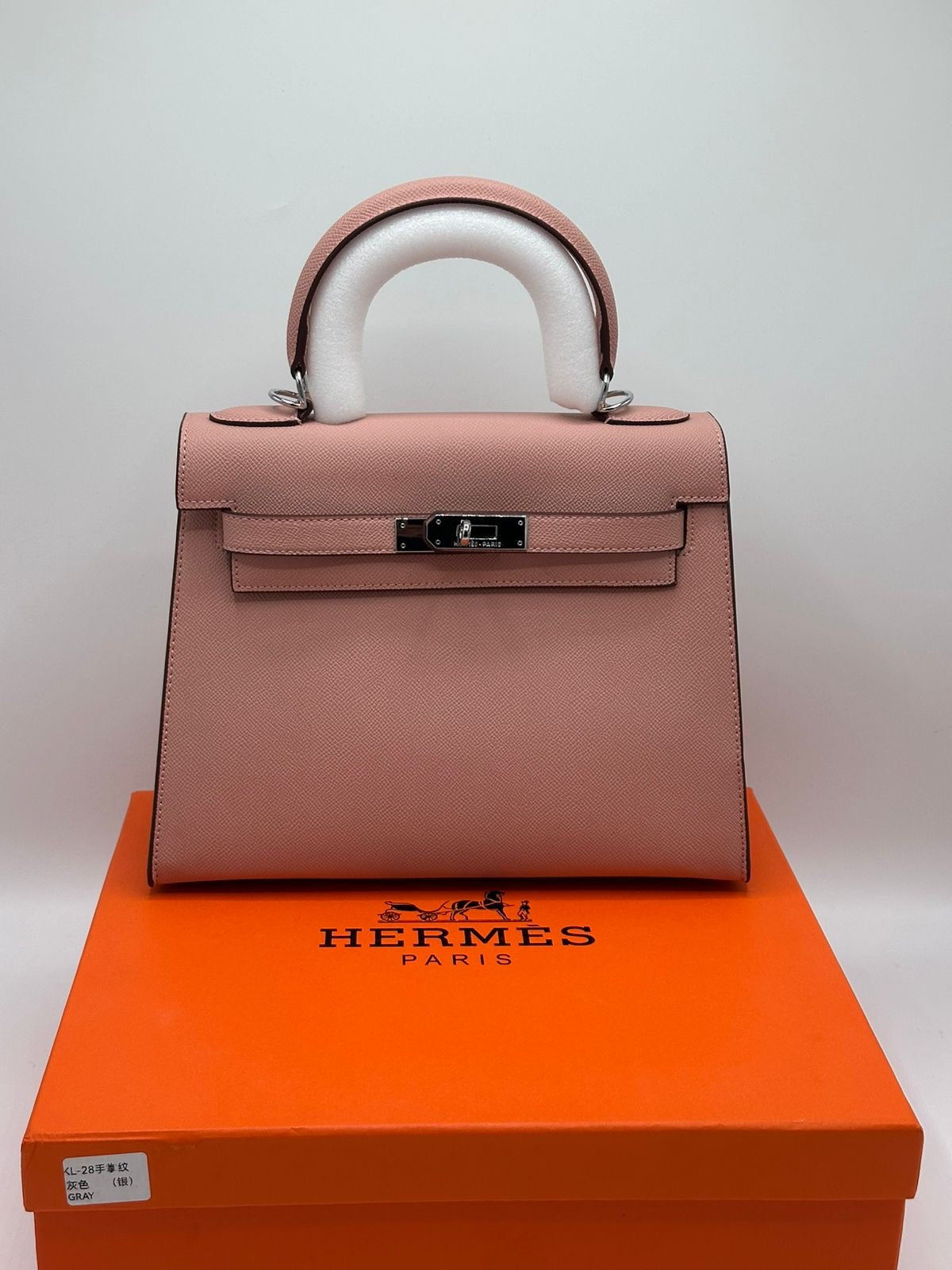 Hermes Kelly Silver Hardware with Brand Box