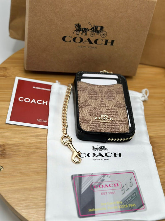 Coach Cardholder with Brand Box and Dust Bag