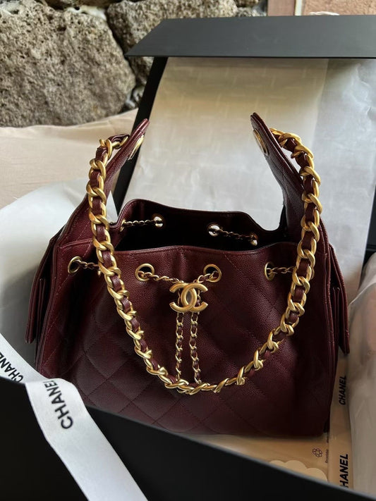 CHANEL 25 Hobo Small with Complete Packaging