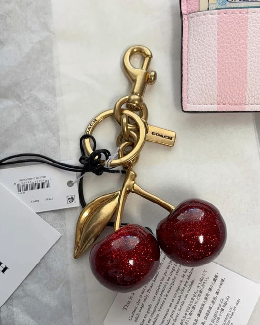 Coach Original Cherry Charm with Box
