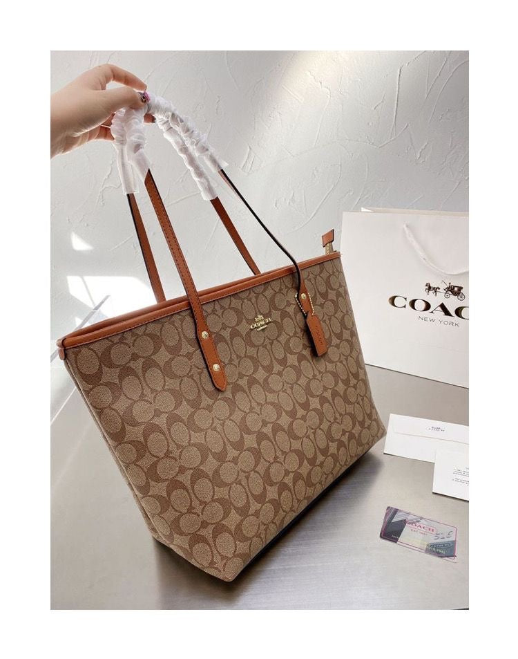 Imported Coach tote bag with brand box