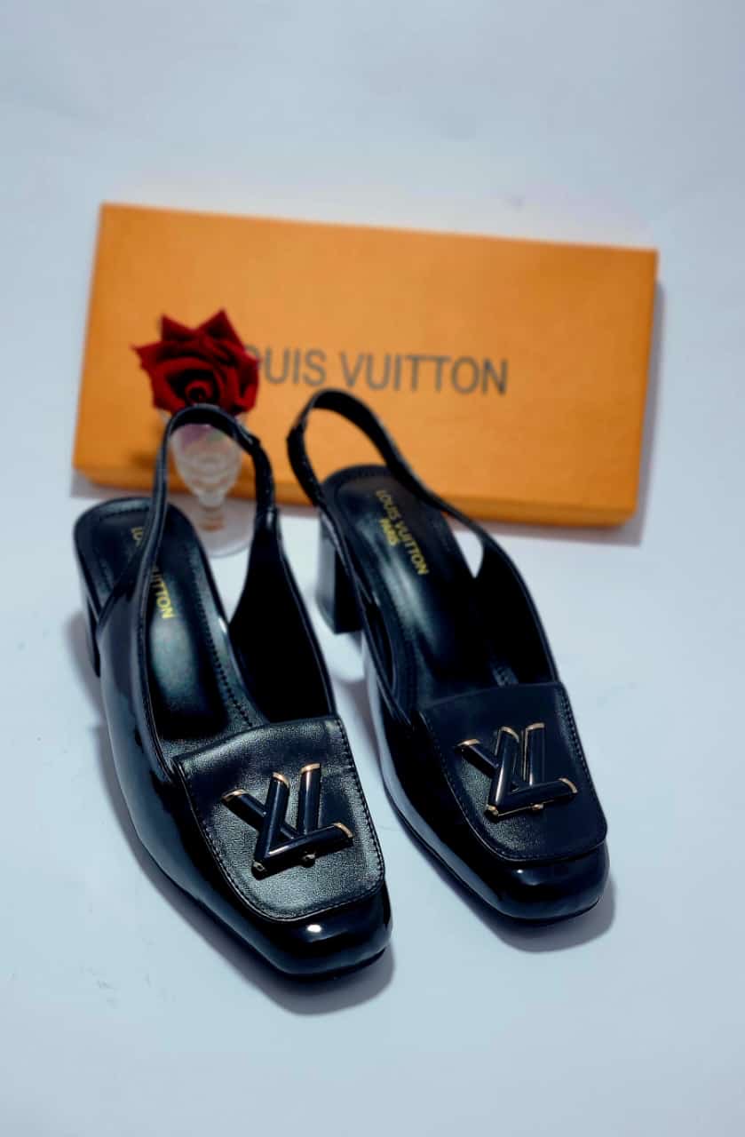 Imported LOUIS VIUTTON Block Heel