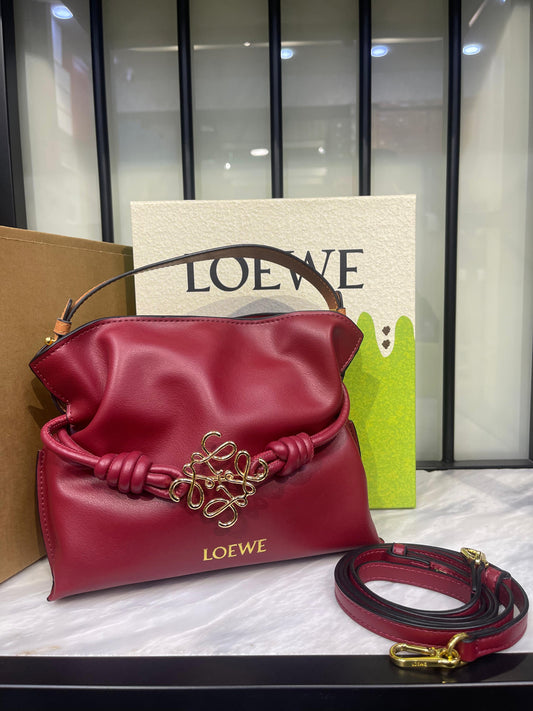 LOEWE Flamenco Clutch with Brand Box