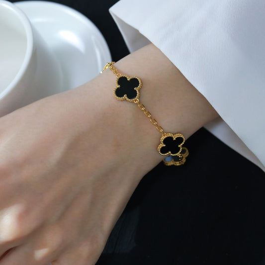 Black clover bracelet